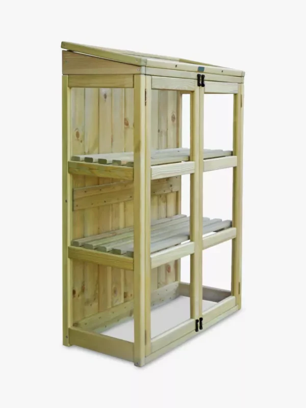 Zest Wooden Compact Botanical Greenhouse, Natural