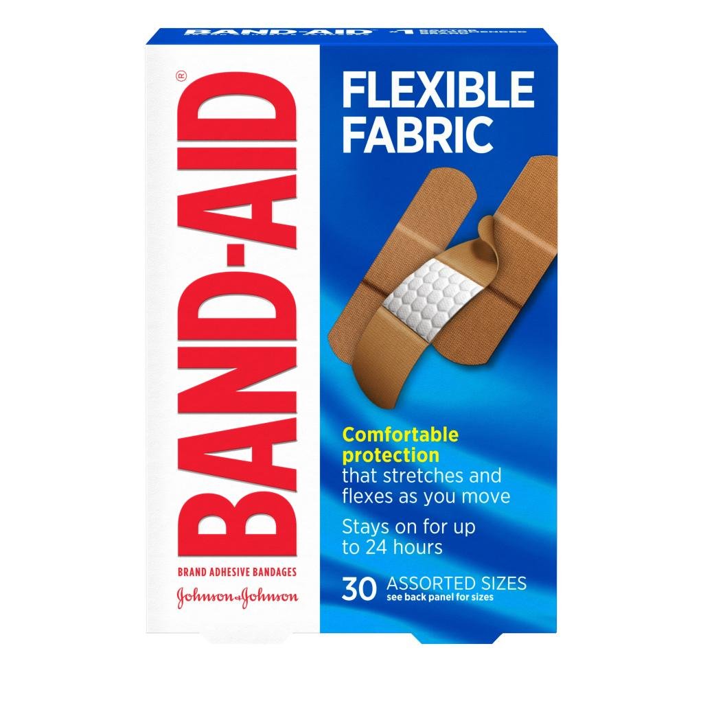 BAND-AID® Brand Flexible Fabric Adhesive Bandages