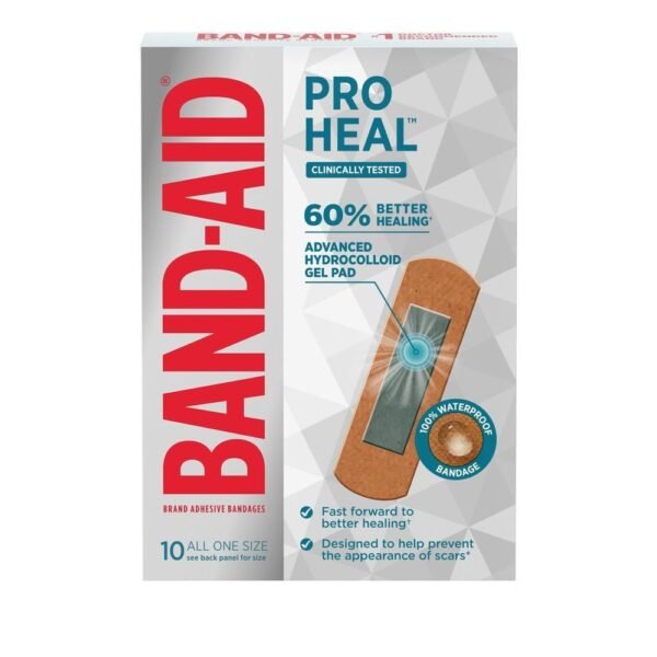 Band-Aid Advanced Healing Hydrocolloid Bandages for Better Healing