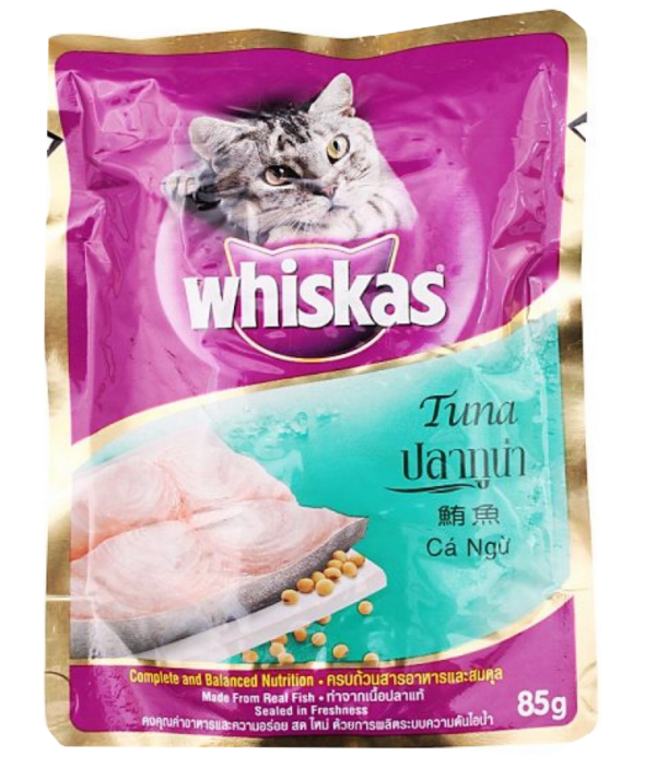 Whiskas Pouch Cat Food Tuna Flavour ( 85gm)